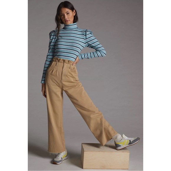 Anthropologie Maeve Puff-Sleeved Turtleneck- SZ XL - NWT - Picture 4 of 10